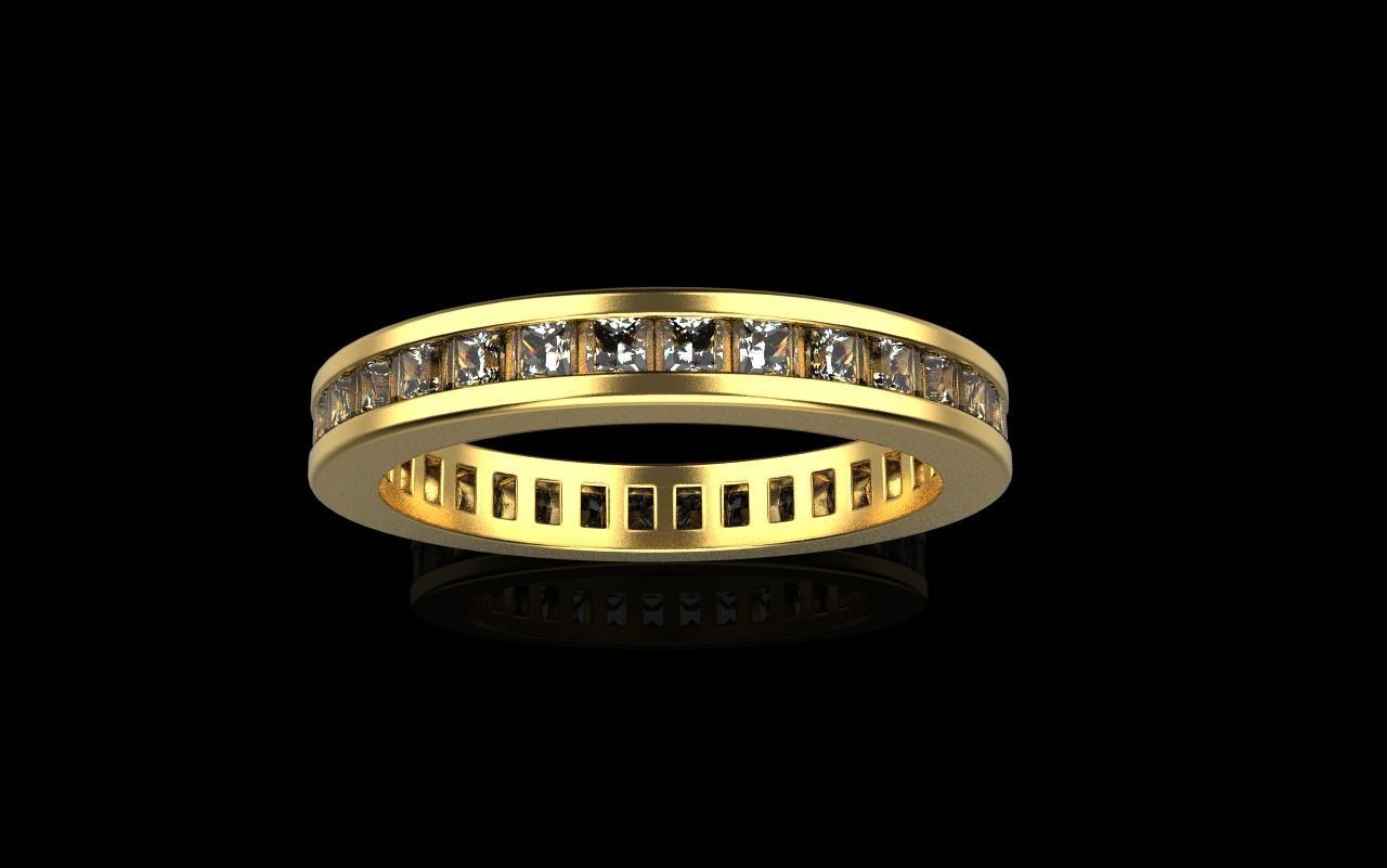 Channel set ring model 655 3D print model_25
