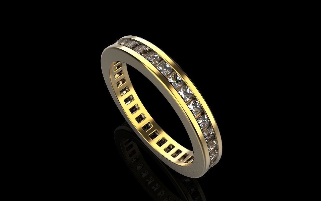 Channel set ring model 655 3D print model_37