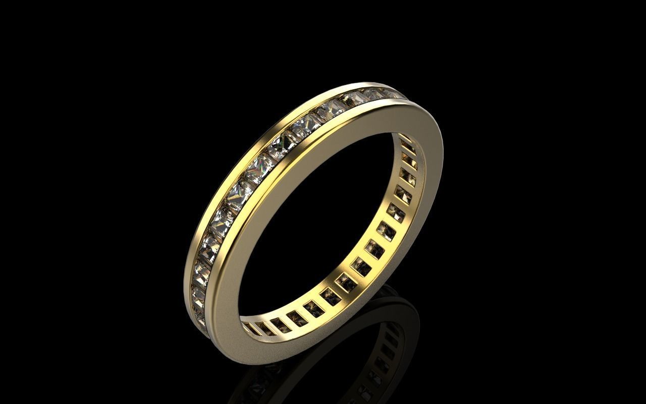 Channel set ring model 655 3D print model_31