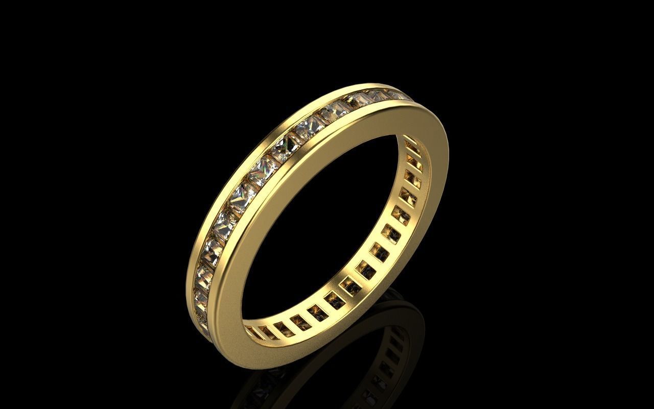 Channel set ring model 655 3D print model_26