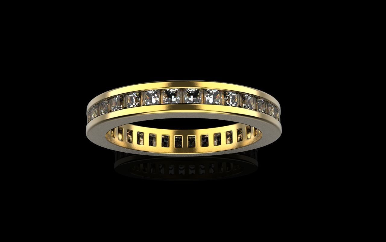 Channel set ring model 655 3D print model_20