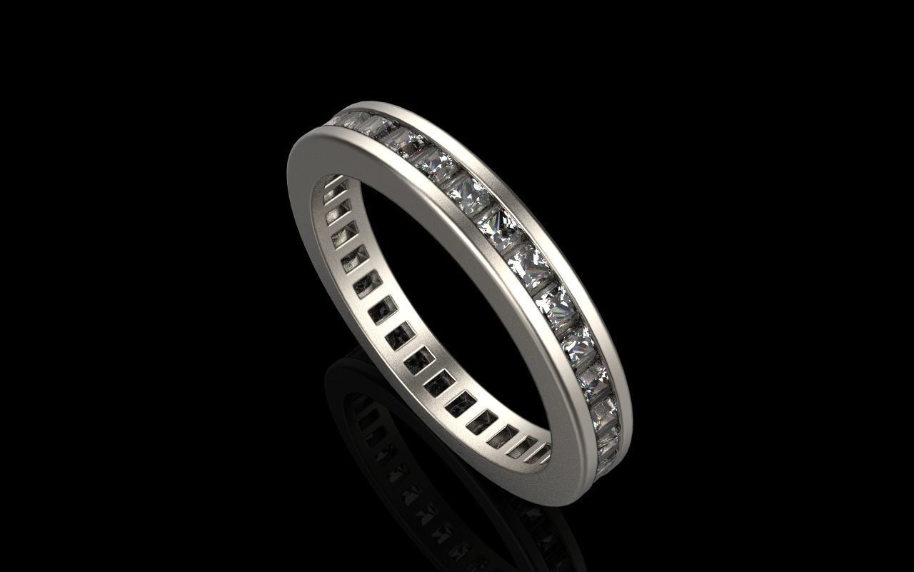 Channel set ring model 655 3D print model_2