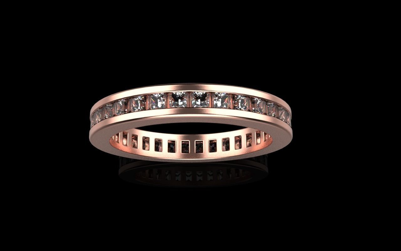 Channel set ring model 655 3D print model_22