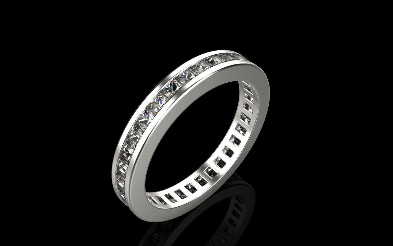 Channel set ring model 655 3D print model_30