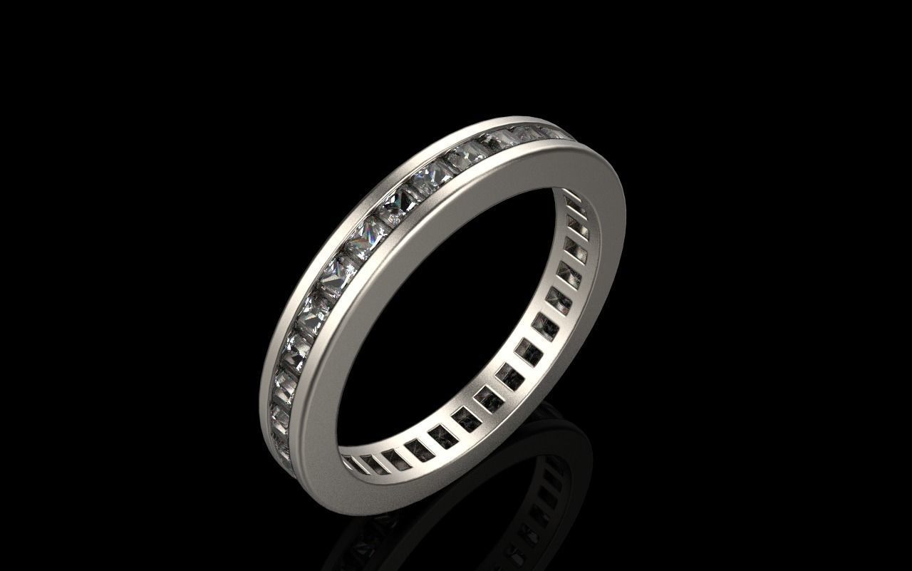 Channel set ring model 655 3D print model_1