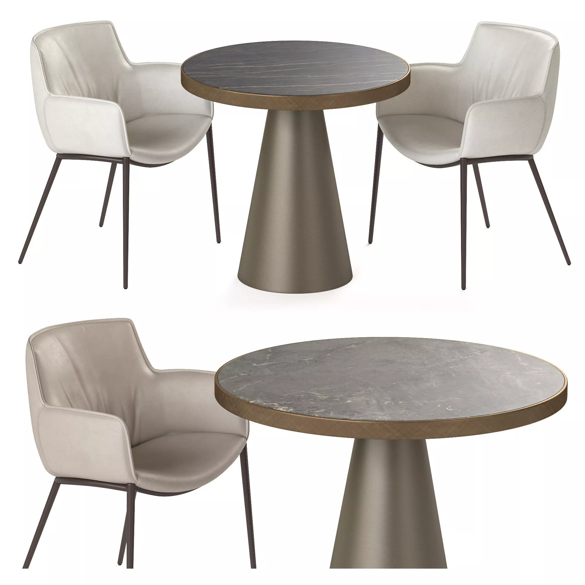 Cattelan Italia Saturno Bistrot and Rhonda 3D model