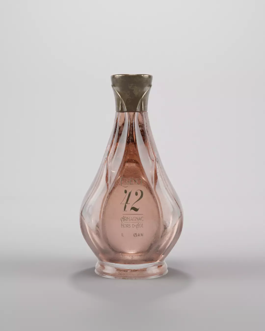 Armagnac bottle 3D model