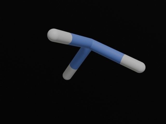 Ammonia 3D molecular models Free low-poly 3D model_3