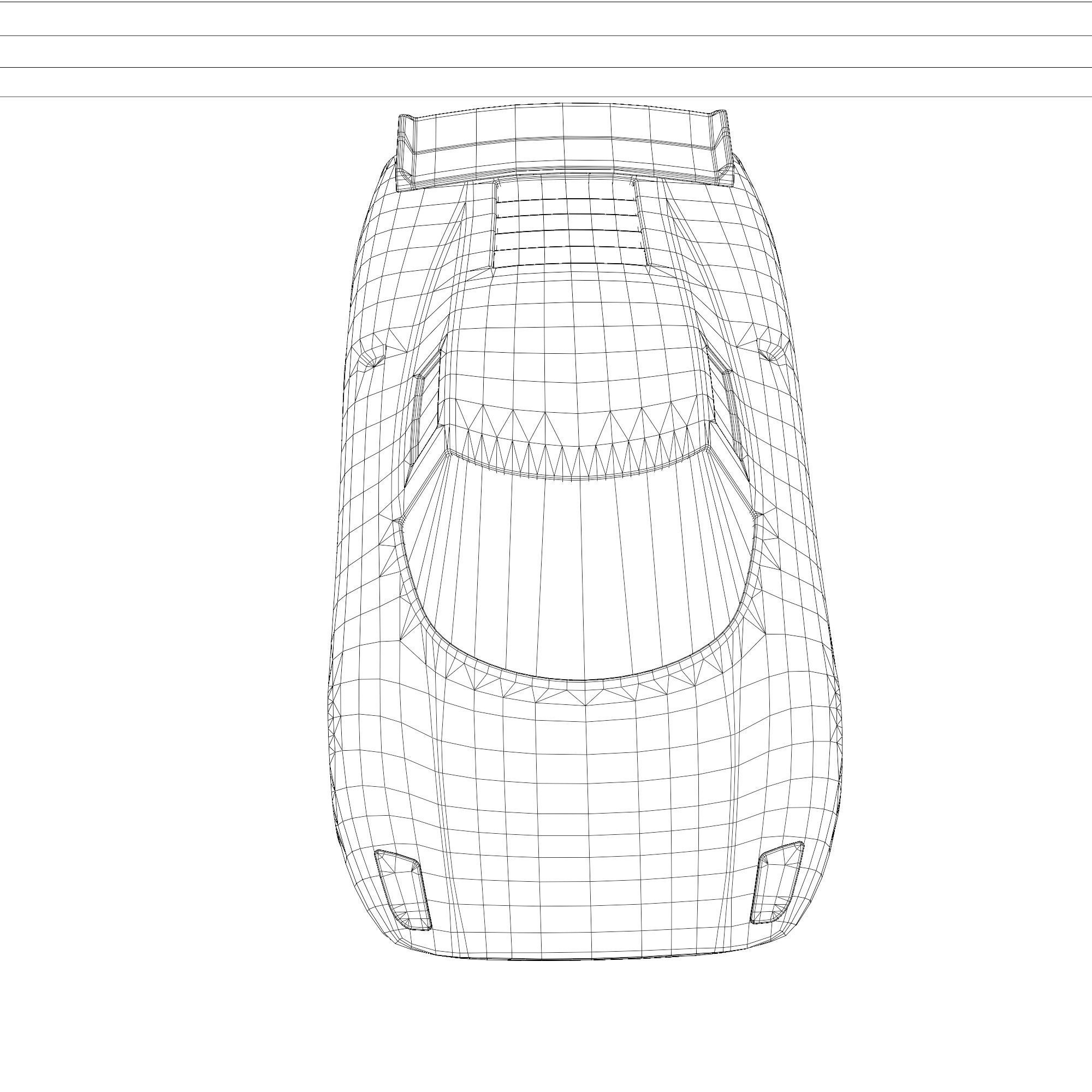 Toy car Low-poly 3D model_11