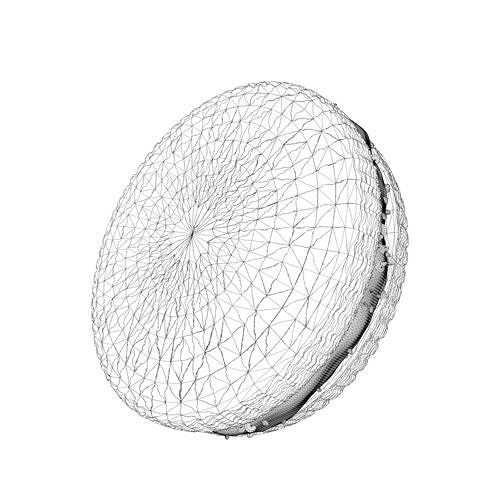 Oreo cookie 3D model 6
