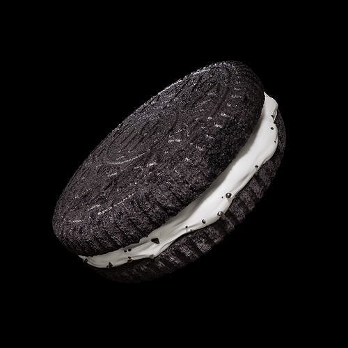 Oreo cookie 3D model 4