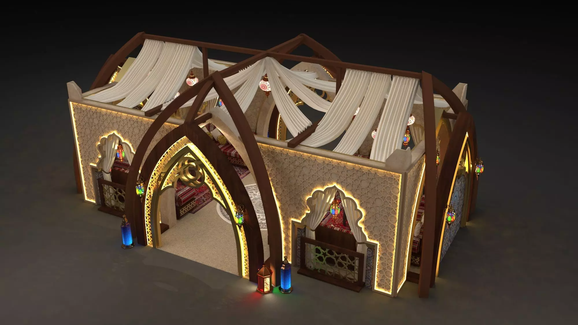 Majestic Majlis 3D model_0