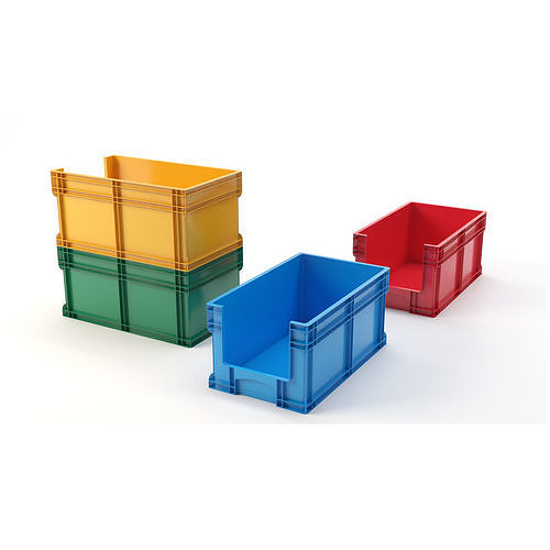 Stackable Plastic Tool Box 3D model