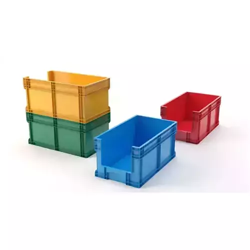 Stackable Plastic Tool Box 3D model
