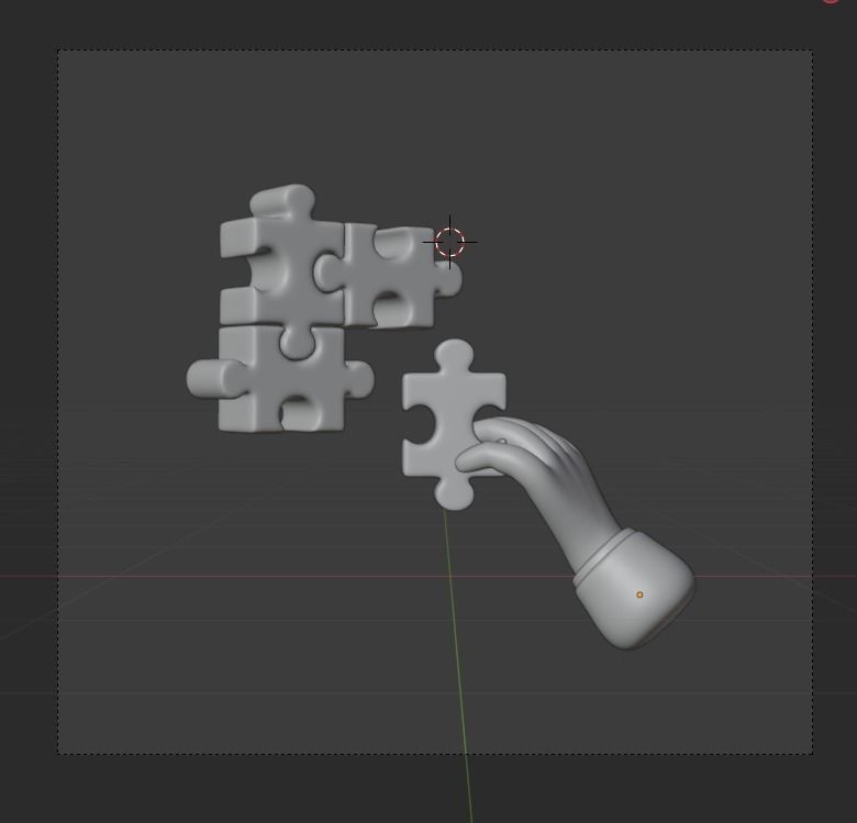 World Autism Awareness Day 3d Illustration Icon Pack 3D model_19