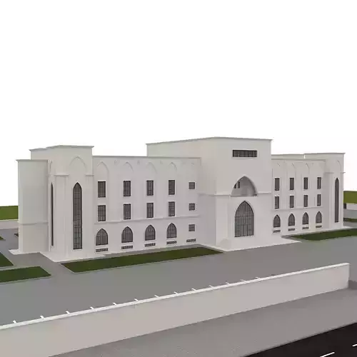 East architectural public building