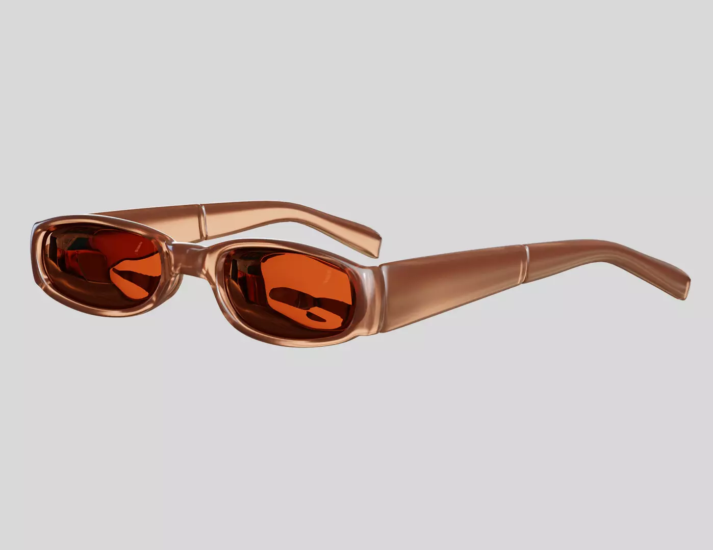 Retro sunglasses Free low-poly 3D model