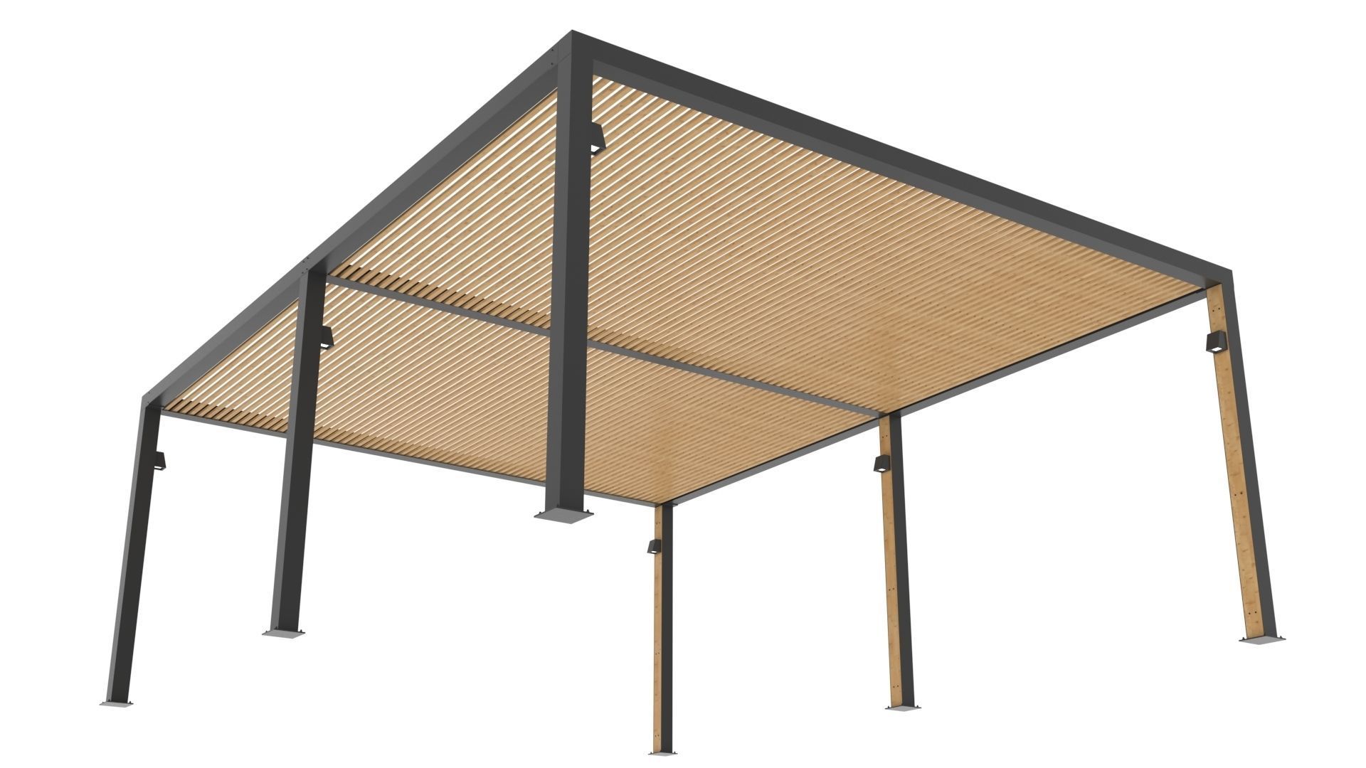 Pergolas 3D model_8