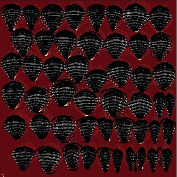 Heart Gift Box with red Roses 3D model_13