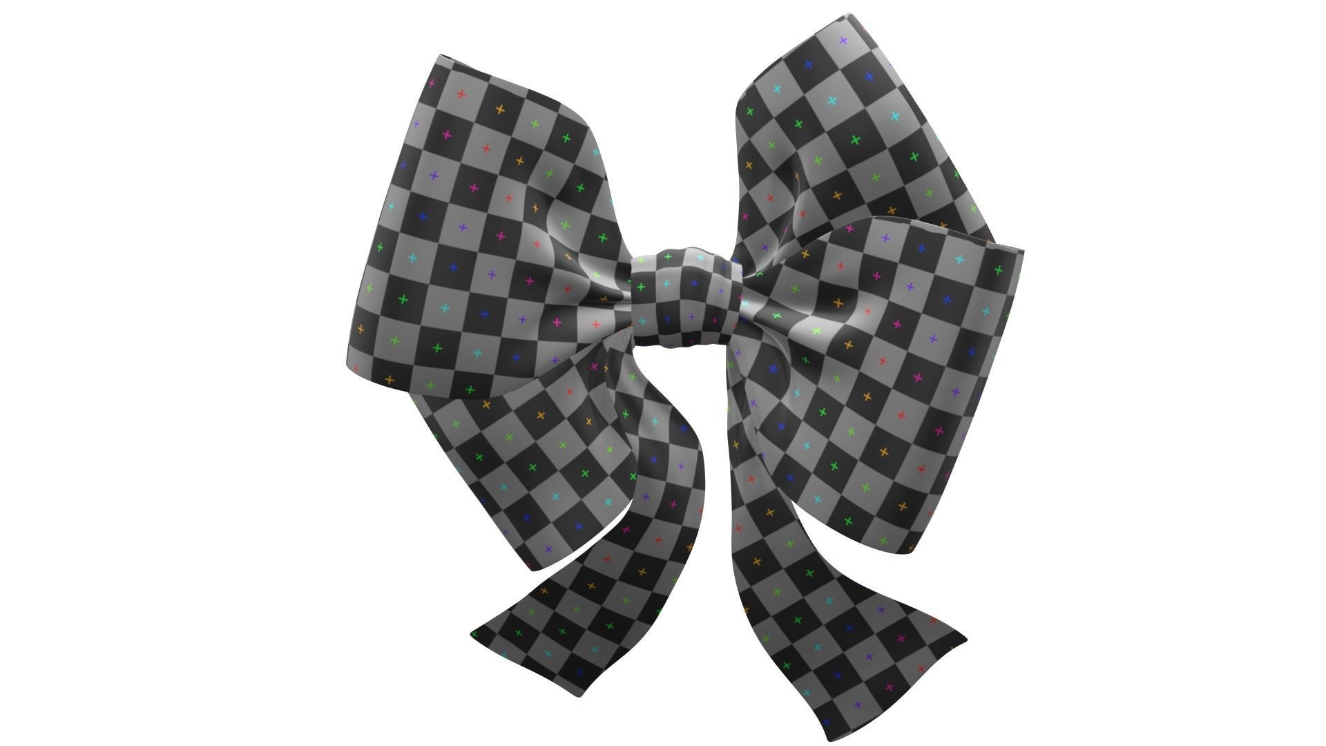 Heart Gift Box with red Roses 3D model_12