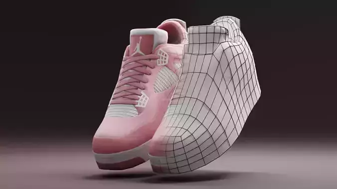 Air Jordan 4 Lowpoly - 04