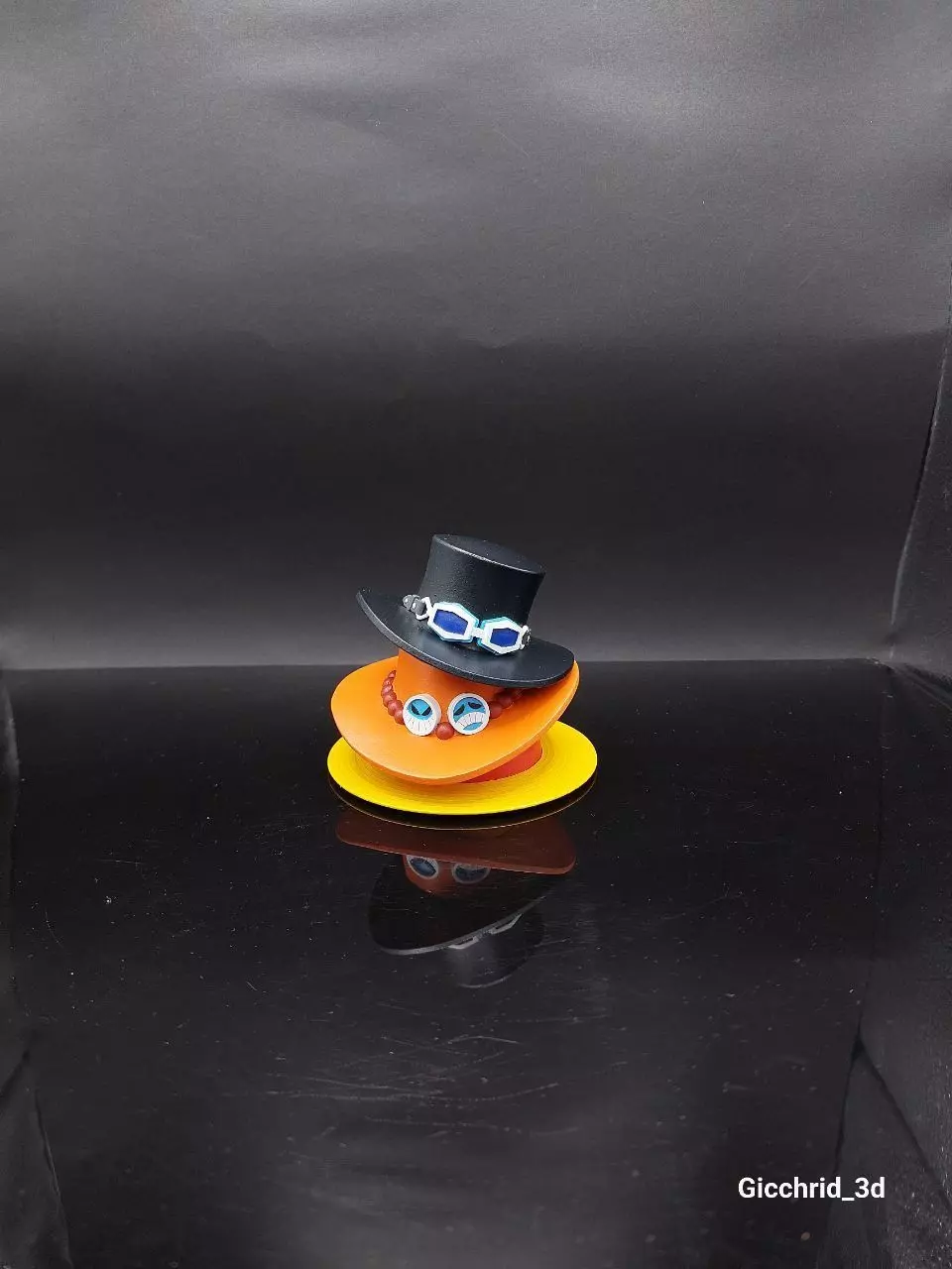 OnePiece brothers hats Luffy Sabo and Ace 3D print model_0