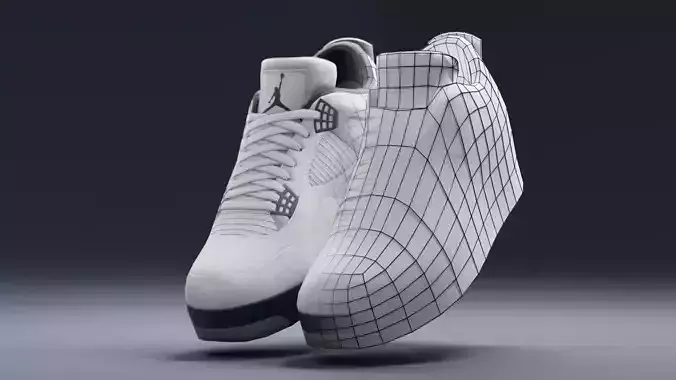 Air Jordan 4 Lowpoly - 08