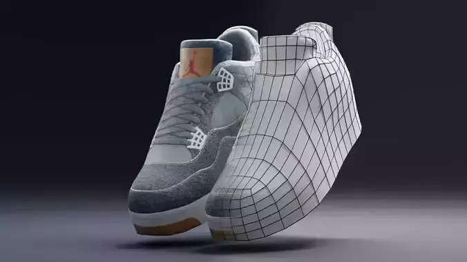 Air Jordan 4 Lowpoly - 10