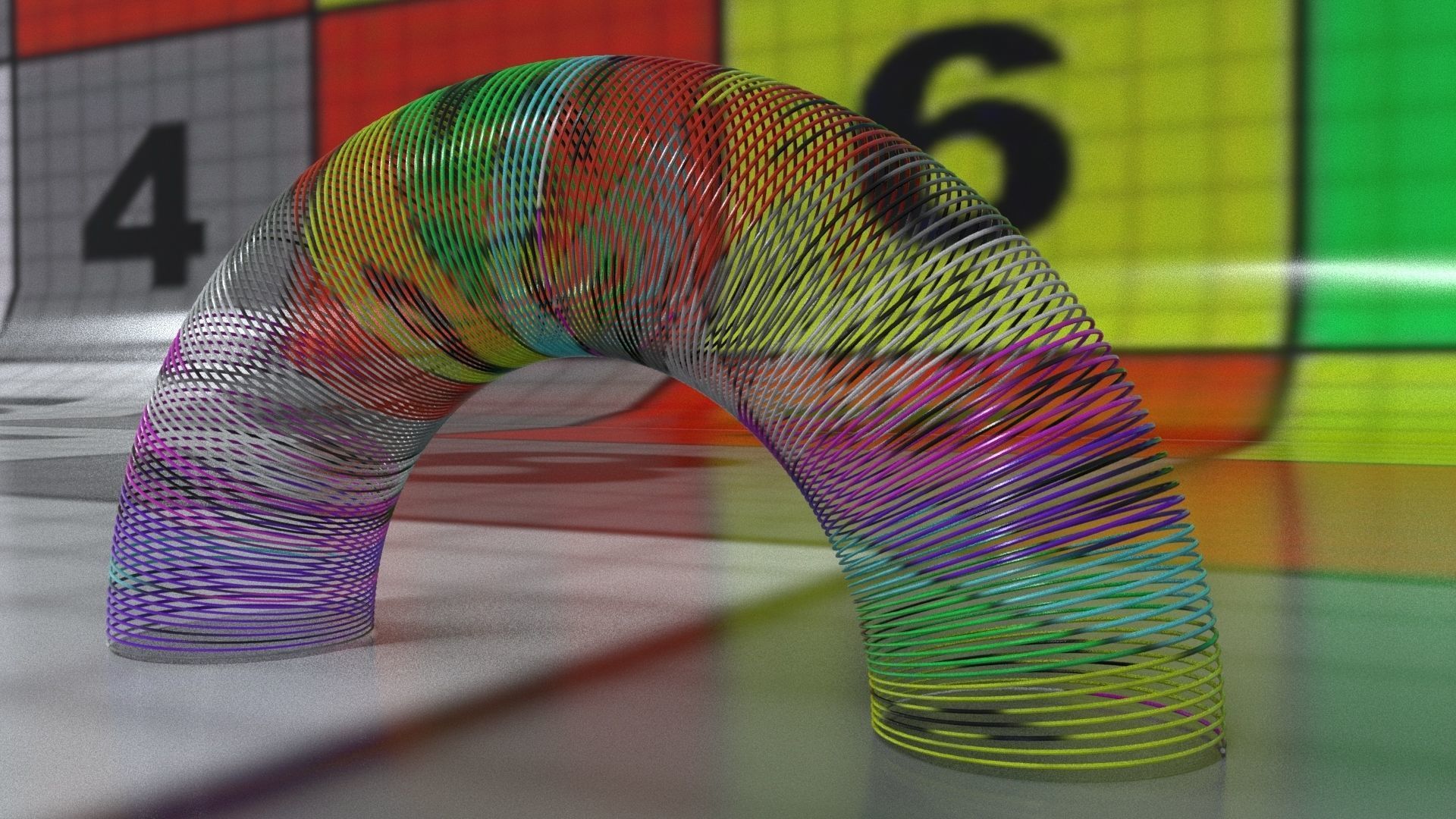 laos Slinky Low-poly 3D model_12