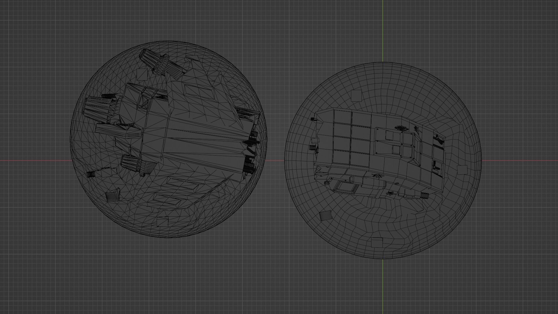 Crashed Space Ship 3D print model_19
