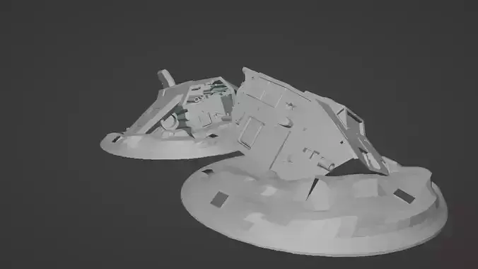Crashed Space Ship