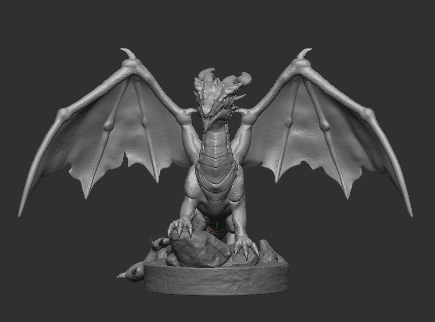 Dnd Printable Dragon 3D print model_4