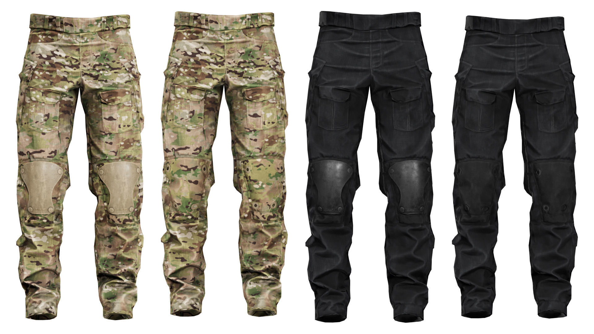 PATAGONIA LEVEL 9 COMBAT PANTS Low-poly 3D model_2