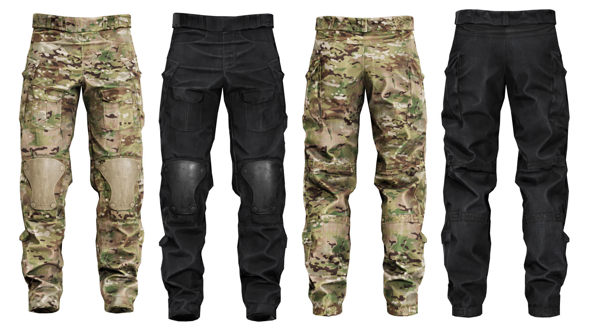 PATAGONIA LEVEL 9 COMBAT PANTS Low-poly 3D model_3