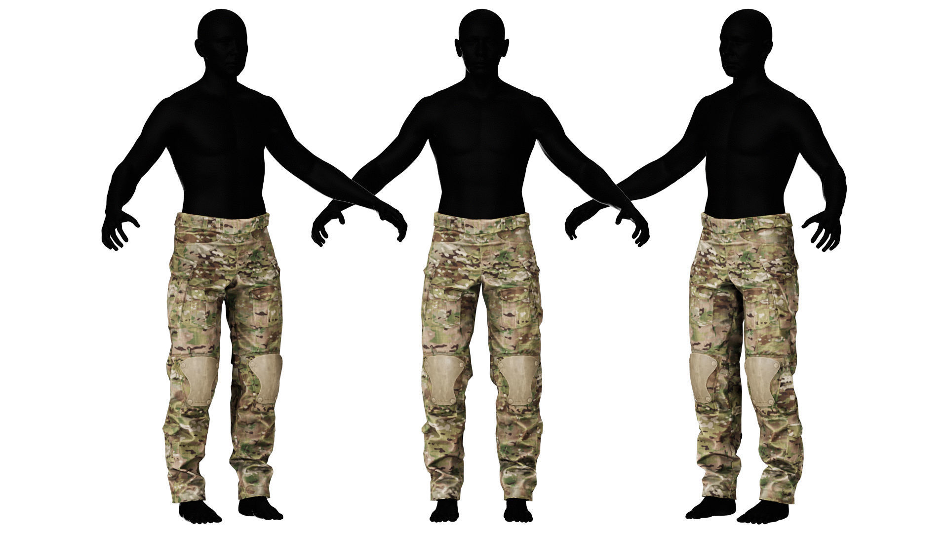 PATAGONIA LEVEL 9 COMBAT PANTS Low-poly 3D model_4