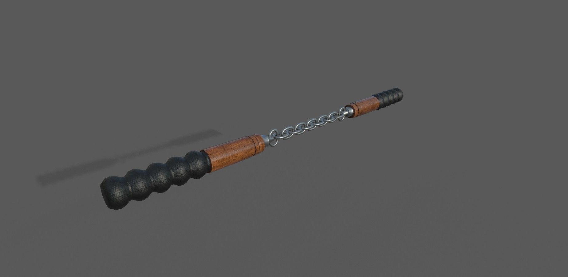 Nunchaku Animations Low-poly 3D model_8