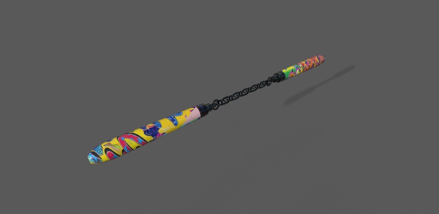 Nunchaku Animations Low-poly 3D model_12