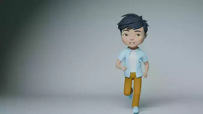 Animated Cartoon Kid