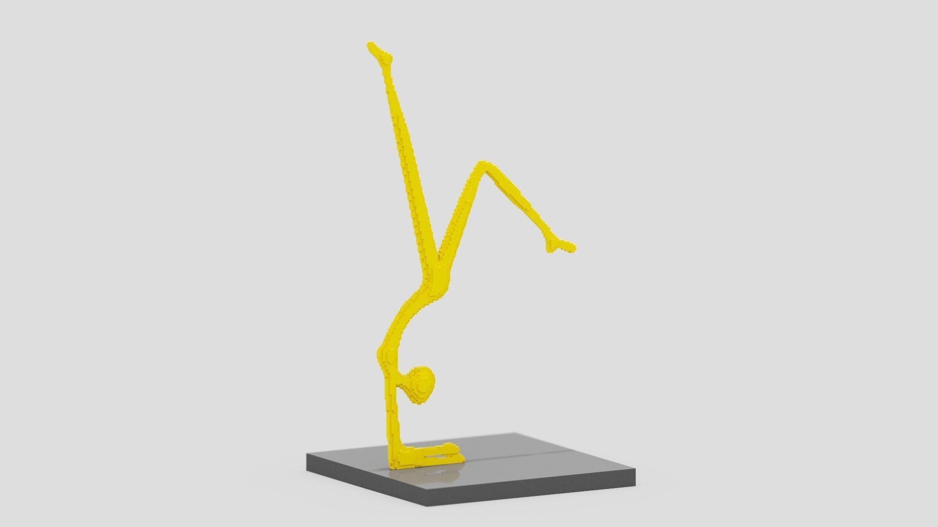 Voxel Decor Low-poly 3D model_2