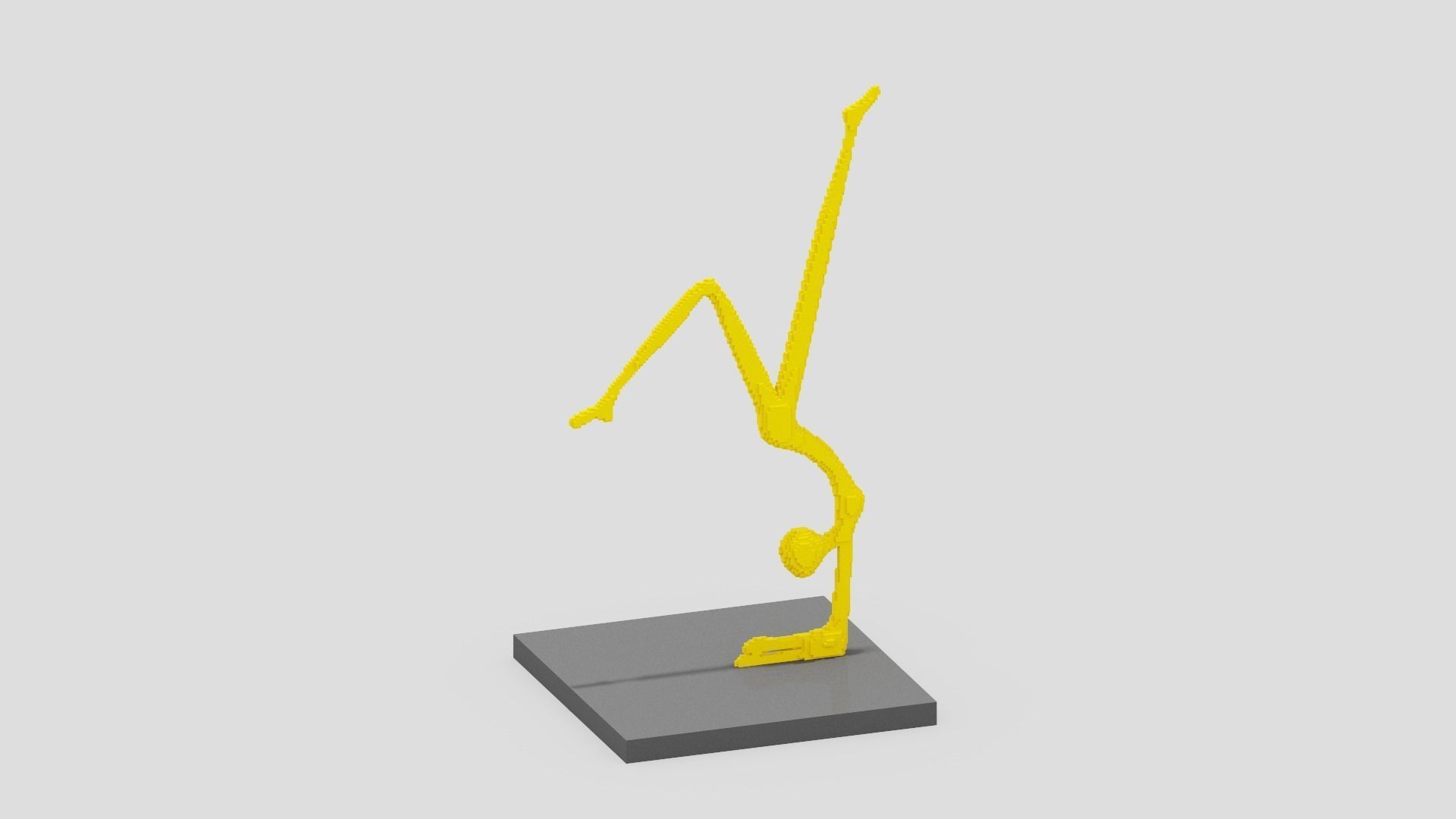 Voxel Decor Low-poly 3D model_8