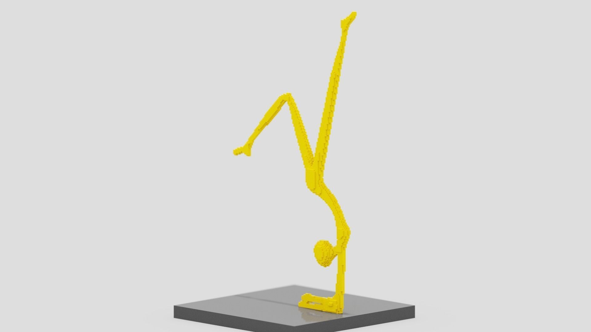 Voxel Decor Low-poly 3D model_7