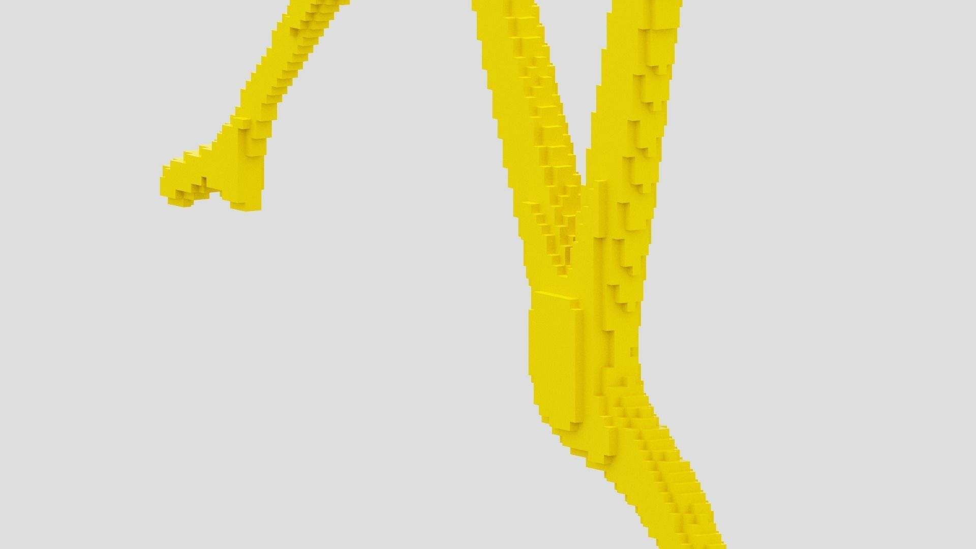 Voxel Decor Low-poly 3D model_1