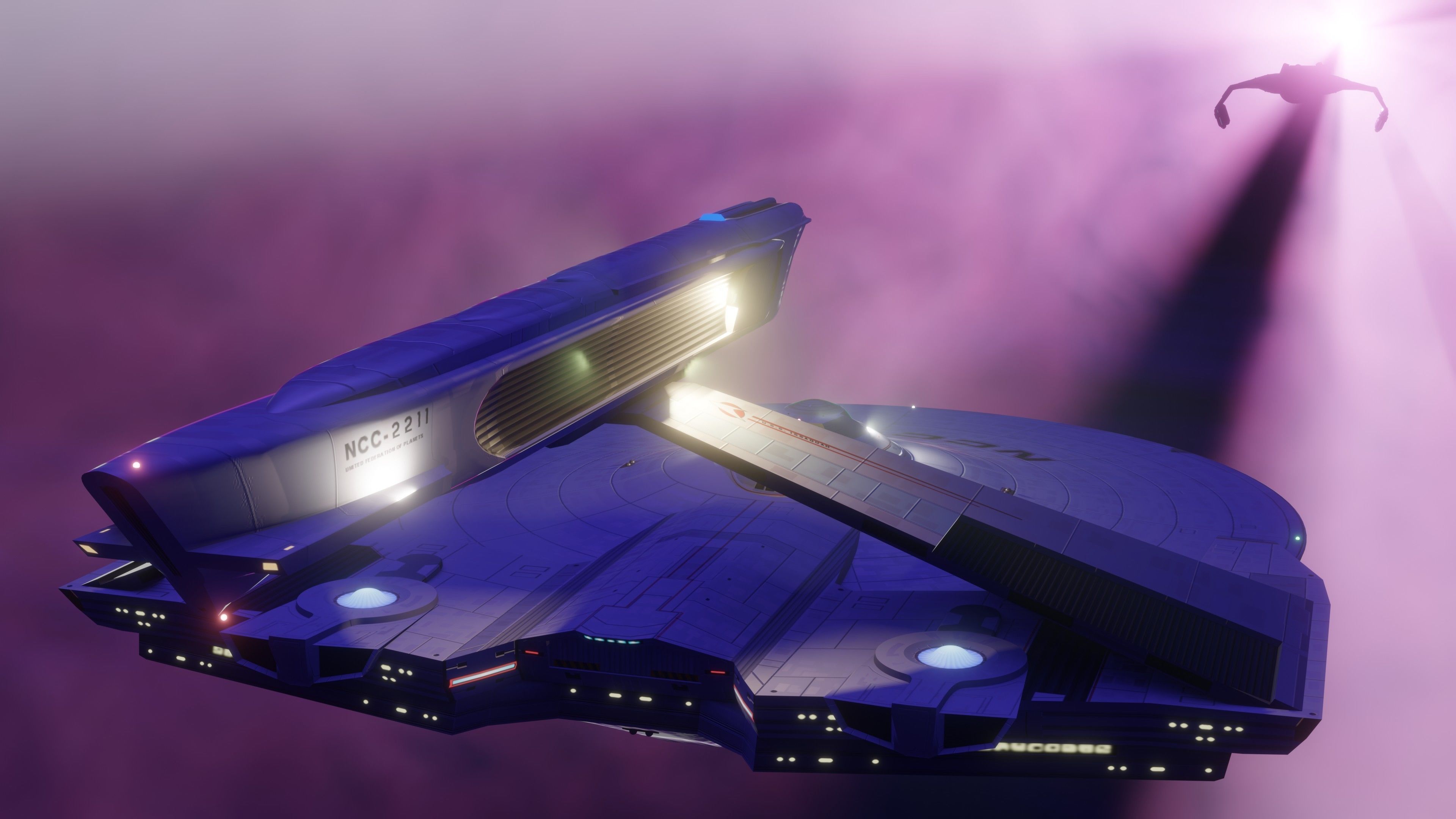 Larson Class Destroyer from Star Trek Gaming Lore Low-poly 3D model_5