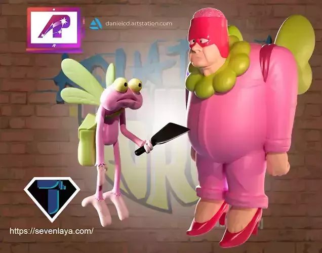 Booger Fairy Aquateen 3D print model