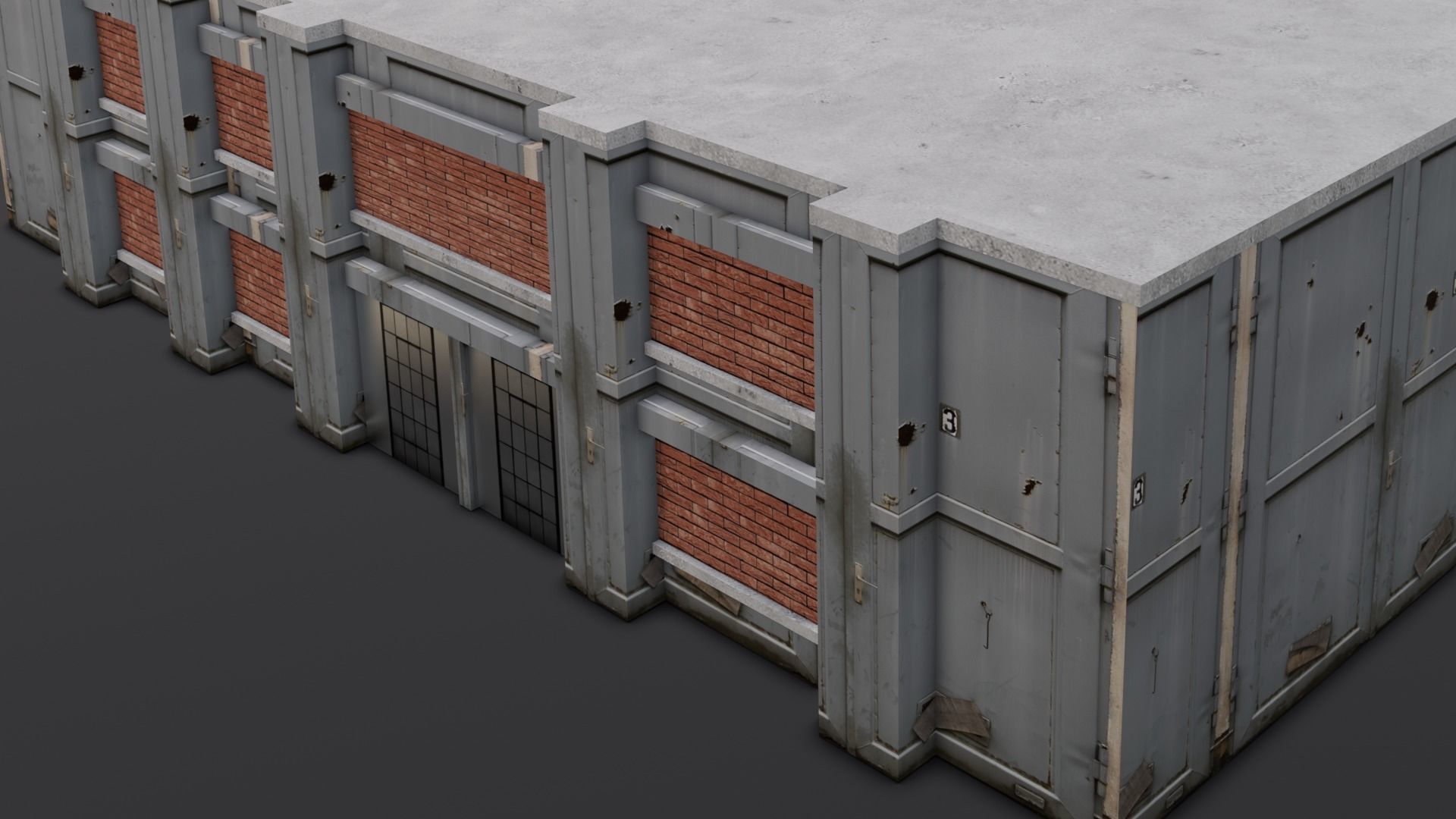 Building 3D Model Low-poly 3D model_14