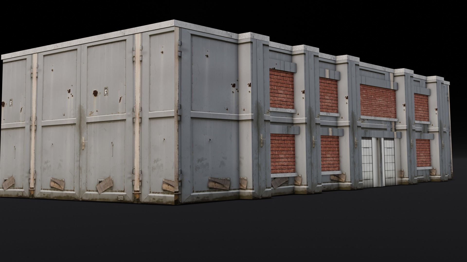 Building 3D Model Low-poly 3D model_15