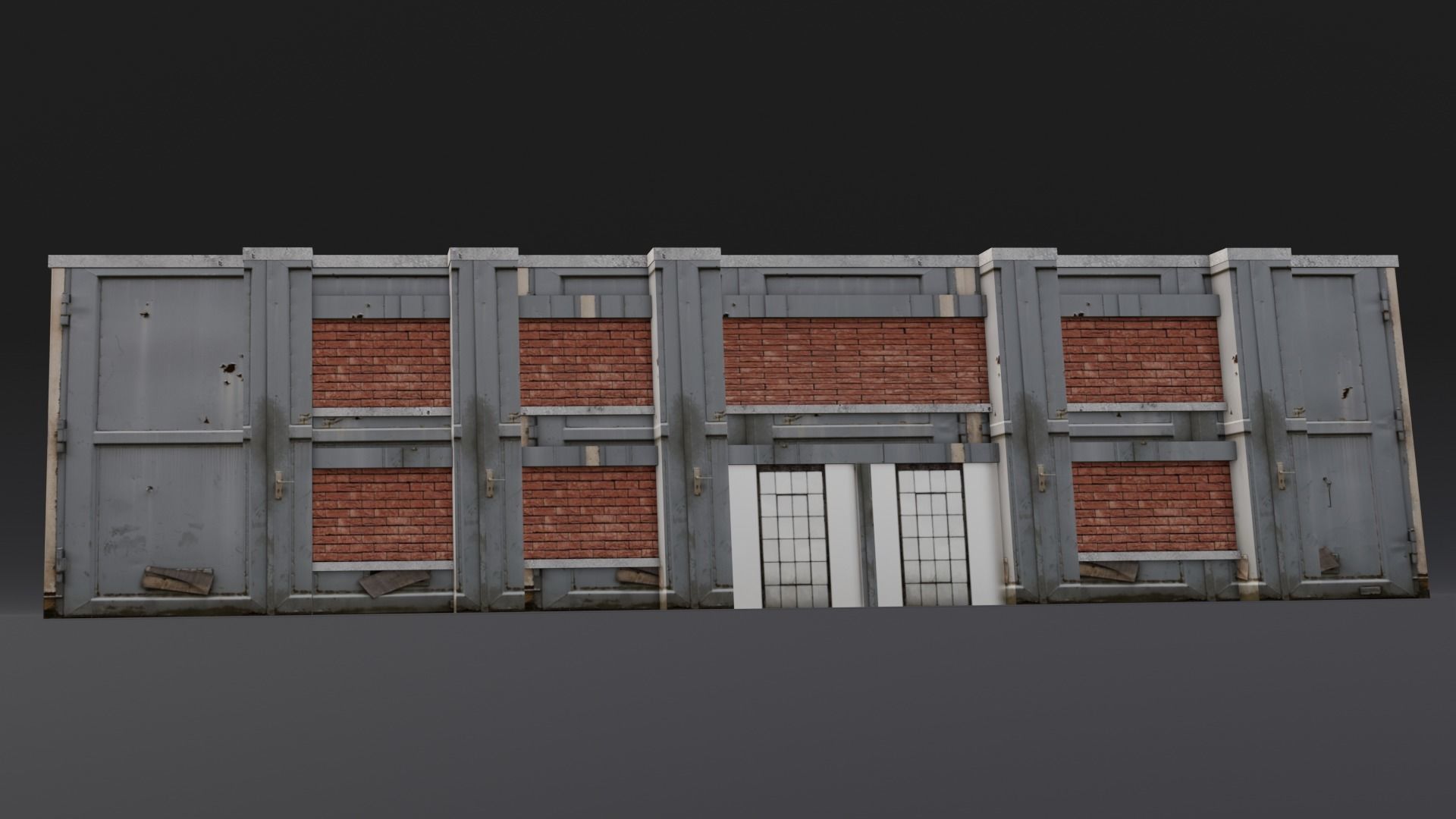 Building 3D Model Low-poly 3D model_11