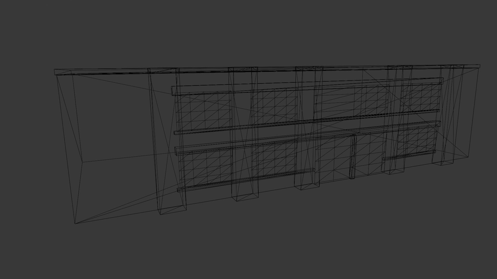 Building 3D Model Low-poly 3D model_8