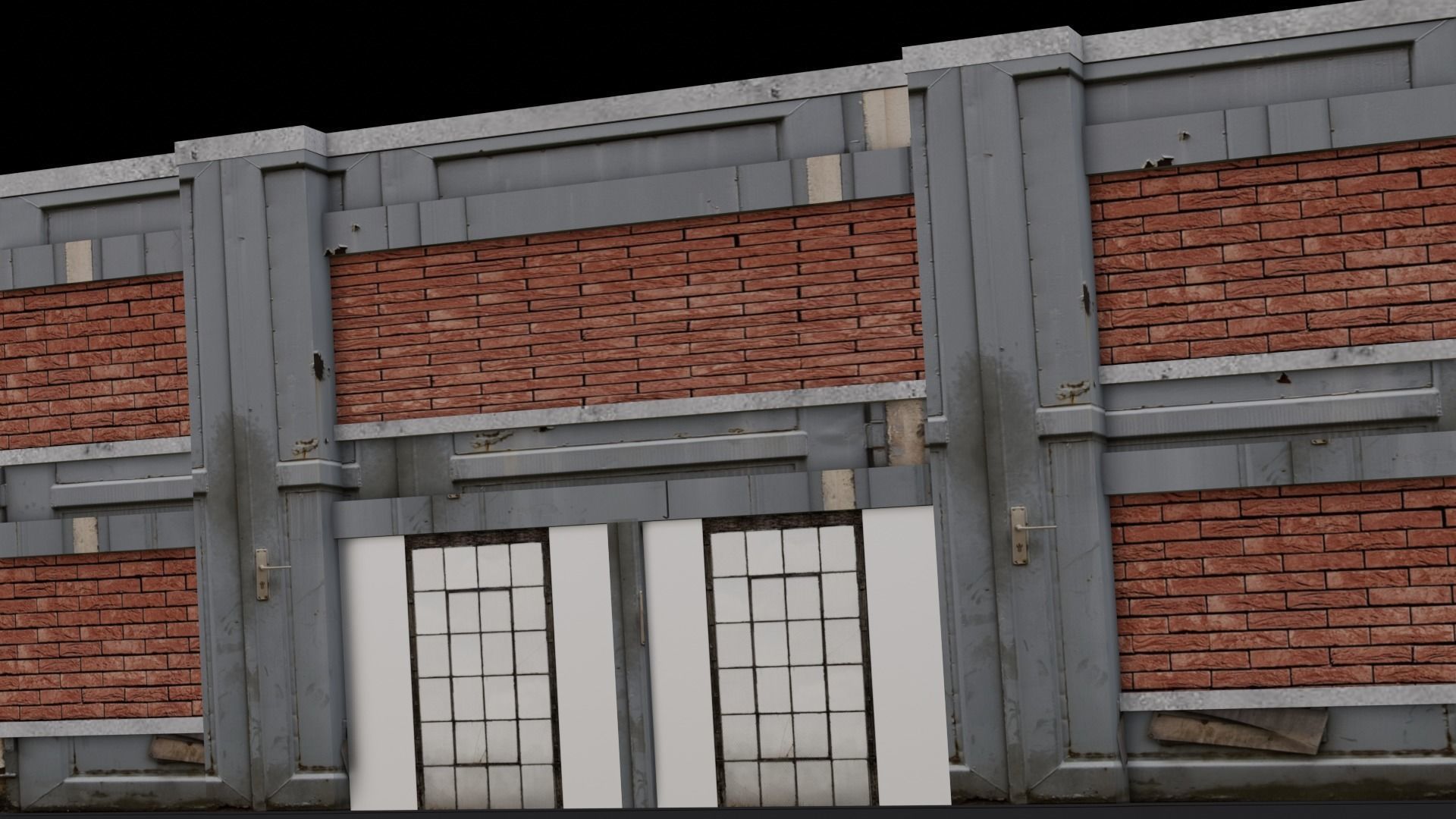 Building 3D Model Low-poly 3D model_5