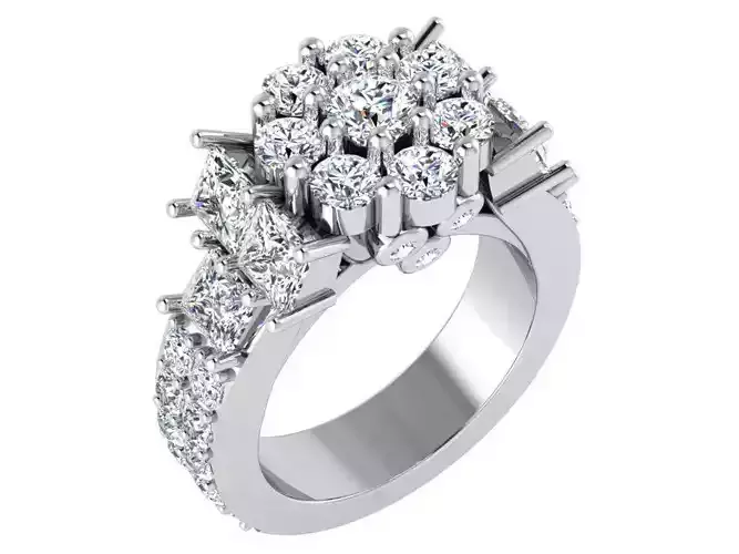 Flower Diamond Ring 2951